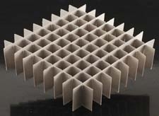 3.75” Fiberboard Box with 81 Cell Dividers (Qty of 50) | LabRepCo, LLC