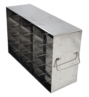 Upright Freezer Rack for 5” H Boxes - USA Scientific, Inc