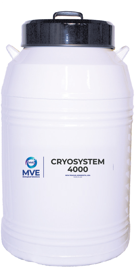 MVE CryoSystem 4000 | LN2 Dewar | LN2 Freezer | Cryogenic Storage