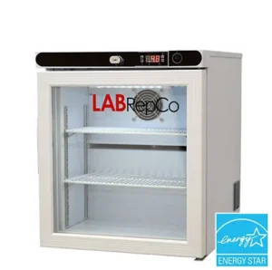 Futura-Silver-Series-PRIME-1-Cu.-Ft.-Undercounter-Laboratory-Refrigerator-Freestanding-Glass-Door-2