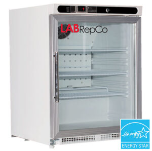 Futura Silver Series PRIME 4.6 Cu. Ft. Undercounter Laboratory Refrigerator ADA Compliant Built-In Glass Door