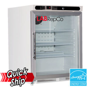 Futura Silver Series PRIME 4.6 Cu. Ft. Undercounter Laboratory Refrigerator Built-In Glass Door