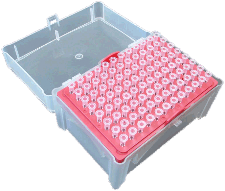 Sterile Pipette Tip Rack for Volume Range of 0.2 10ul Simport