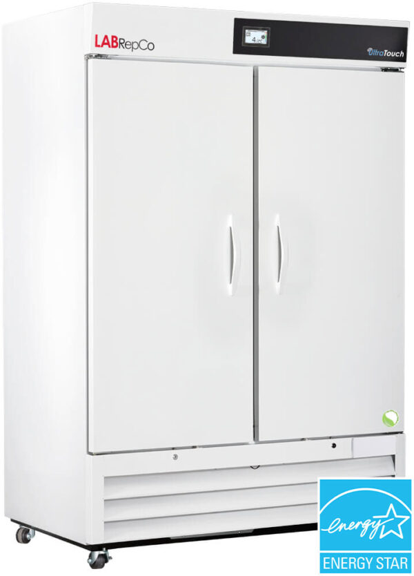 LabRepCo brand model LHT-49-SD Ultra Touch Series 49 Cu. Ft. Laboratory Refrigerator with Solid Doors and ENERGY star certification
