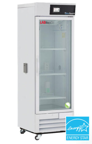 labrepco ultra touch series 16 cubic foot glass door chromatography laboratory refrigerator with energy star certification