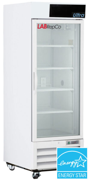LabRepCo Ultra Series 23 Cu. Ft. Chromatography Refrigerator with Hinged Glass Door and energy star certification