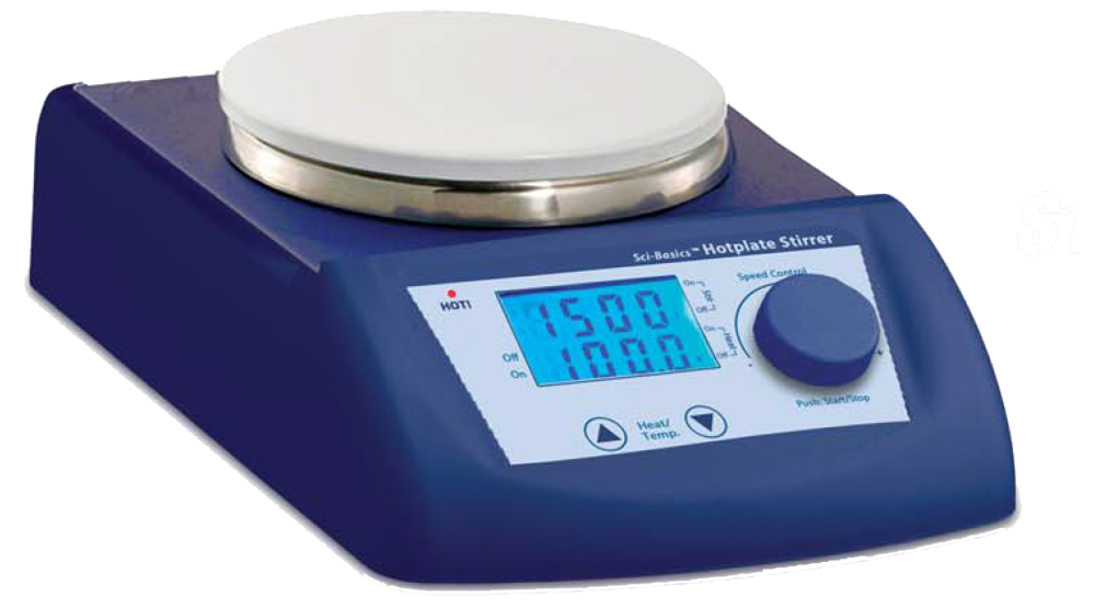 SciBasics MHS-800 Digital Stirring Hotplate with Ceramic Top