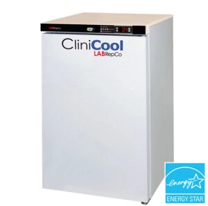 Medical Refrigerators CliniCool© Silver Series PRIME 2.5 Cu. Ft. Undercounter Medical-Grade Vaccine Storage Refrigerator Freestanding Solid Door