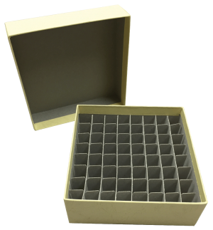 Corrugated Boxes with 64 Cells Dividers (Fits 64 - 4 oz. Bottles) - Set of  40