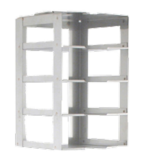 Vertical Rack for Standard 2 inch Boxes- Rack Only - 4 Boxes High