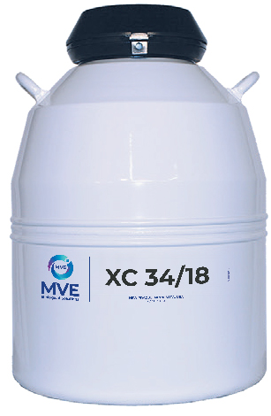 MVE XC 34/18 Cryogenic LN2 Freezer with (6) 11