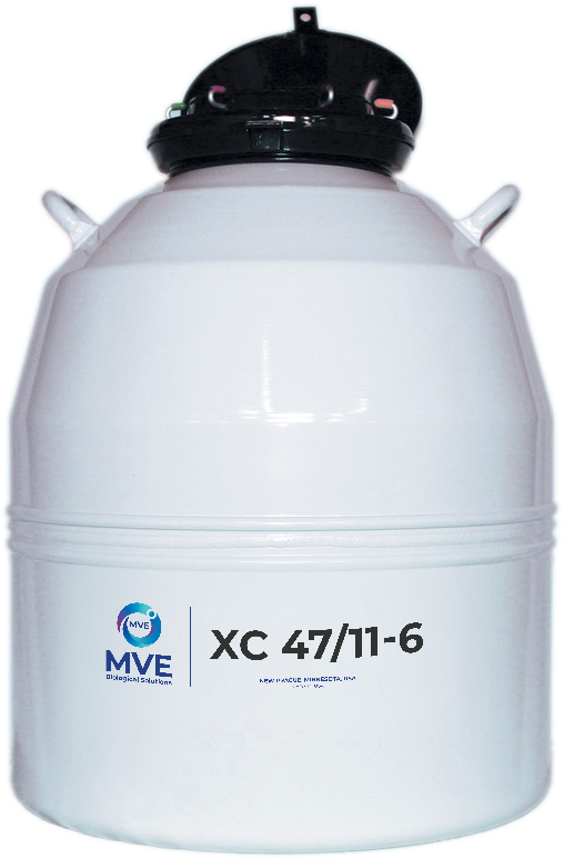 MVE XC 47/11-6SQ Cryogenic Freezer | 6 Square Canisters for 2