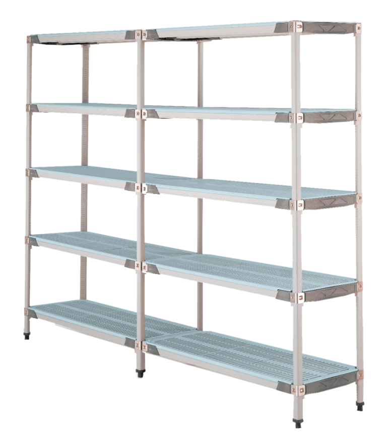MetroMax i® Polymer Shelving Unit 60" (W) x 18" (D) 5 Shelves AddOn Unit LabRepCo, LLC