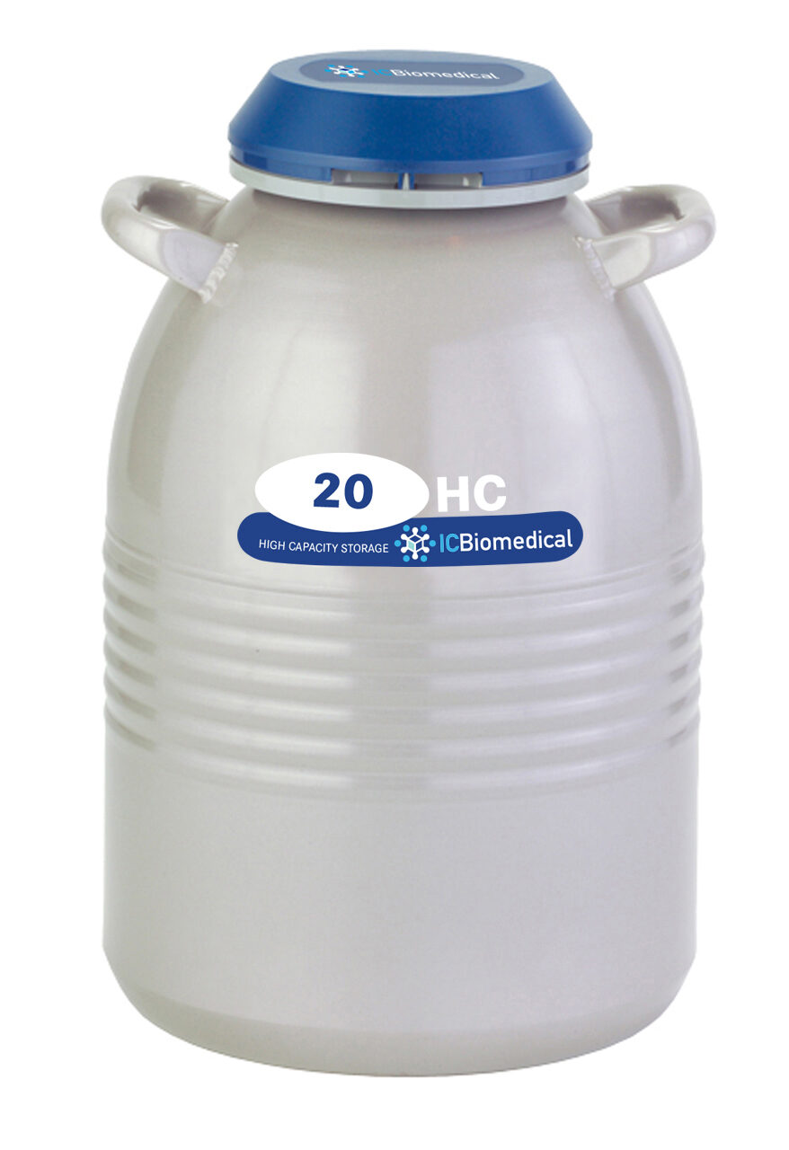 IC Biomedical HC20 Series Liquid Nitrogen Freezer with (6) 11