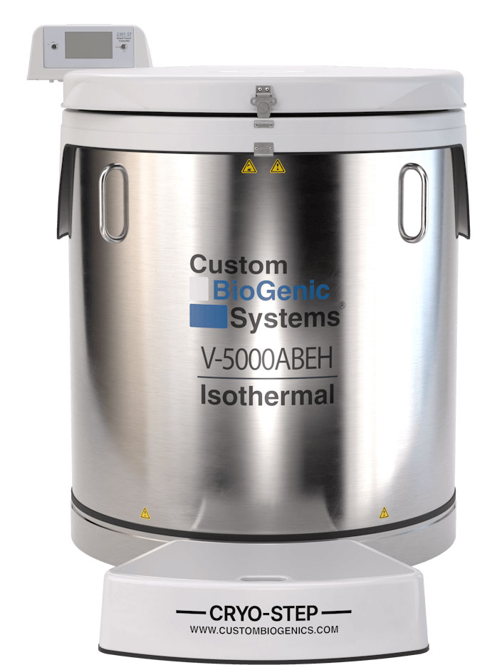 Custom BioGenic Systems V-5000ABEH Isothermal LN2 Freezer