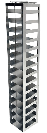 Eco-Design Upright Freezer Rack for 2” H Boxes - USA Scientific, Inc