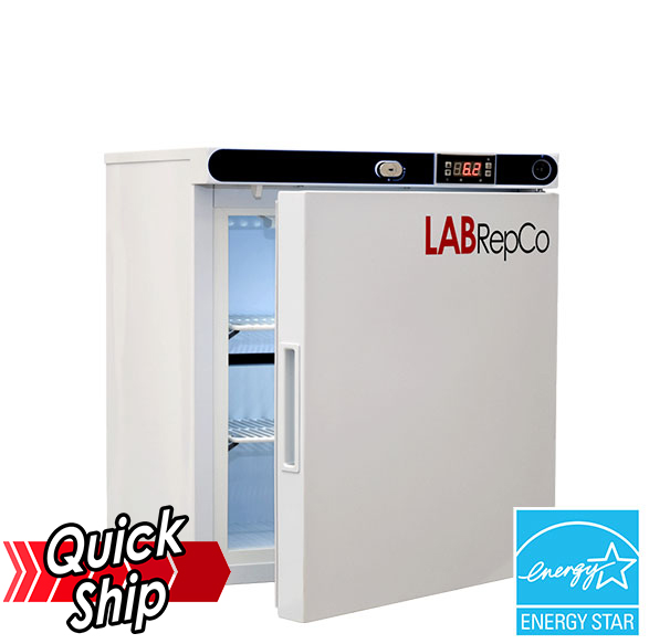 7 Cu Ft Combo Laboratory Glass Refrigerator & Auto Defrost Freezer