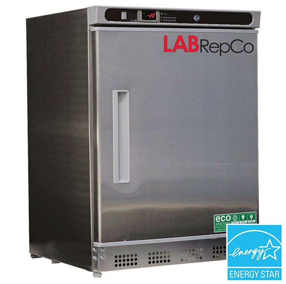 Futura Silver Series PRIME 4.2 Cu. Ft. Undercounter Laboratory Freezer | Built-In | Stainless Steel | Manual Defrost