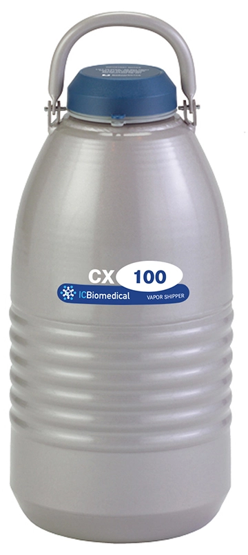 IC-Biomedical-CX100-Vapor-Cryogenic-Shipper-with-11″-Canister