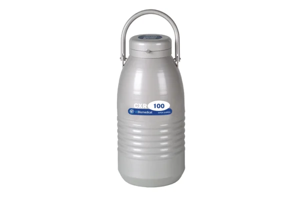 IC-Biomedical-CXR100-Cryogenic-Shipper-with-Replaceable-Absorbent-Material-and-11″-Canister