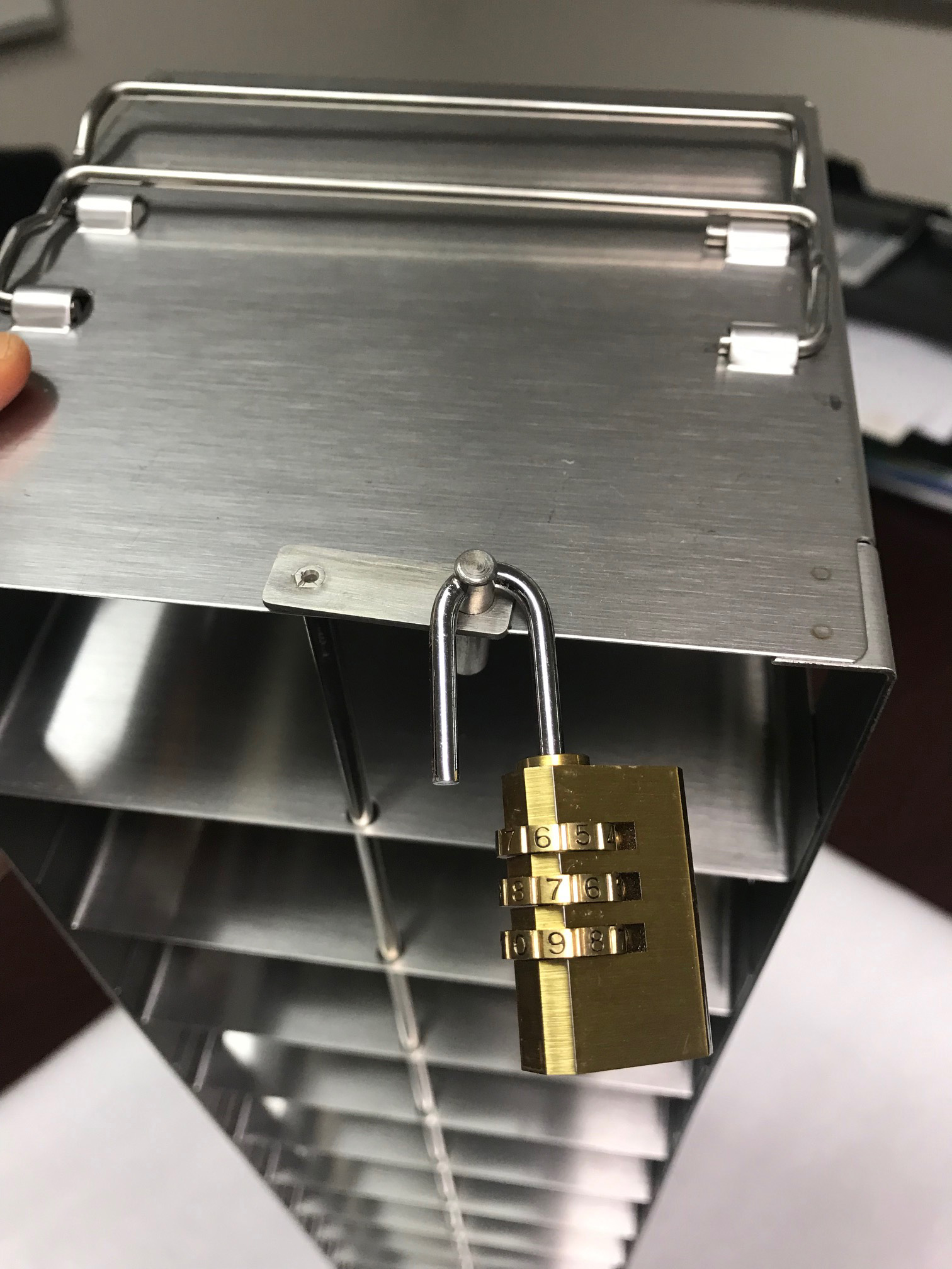 Freezer Rack Security Locks - Crystal Technology & Industries