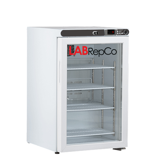 Standing clearance glass fridge