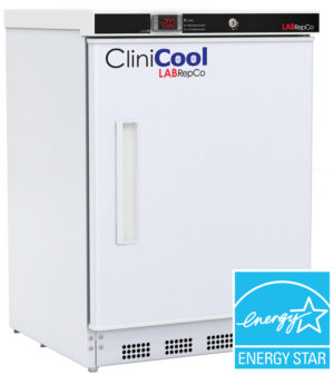 labrepco CliniCool Series 4.2 Cu. Ft. Undercounter NSF Certified Pharmacy/Vaccine Freezer with energy star logo