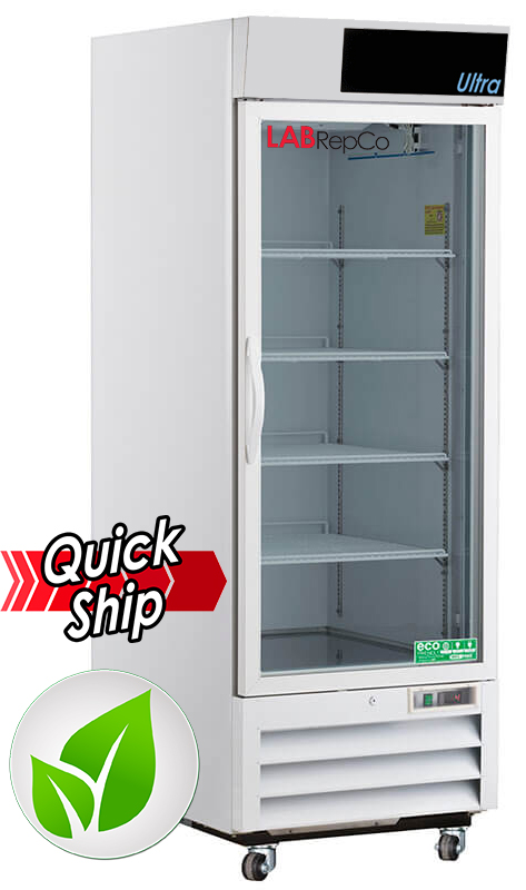 Ultra Series 26 Cu Ft Hinged Glass Door Laboratory Refrigerator
