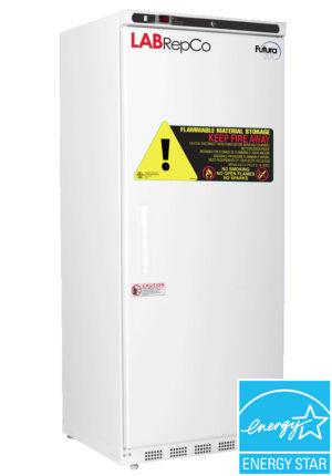 LabRepCo model LHP-20-FF Futura Silver Series 20 Cu. Ft. Flammable Material Storage Freezer -20°C with Manual Defrost cycle and energy star certification