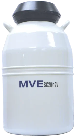 MVE SC 20/12V CryoShipper with QWick™ Technology and (6) 11" Canisters (Capacity: 180 x 2.0 mL Vials)