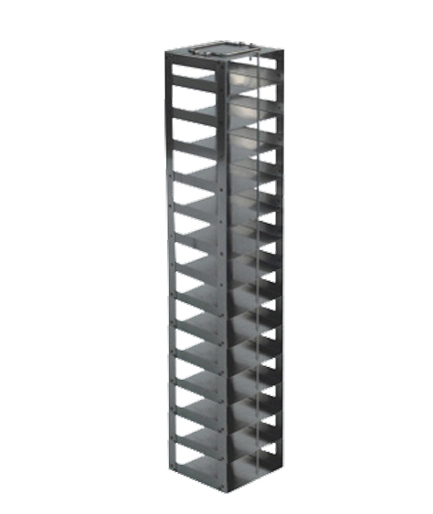 14 Boxes High Vertical Freezer Racks | 2 Inch Mini Boxes