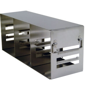 Modifiable Upright Freezer Rack for Standard 2 inch & 3inch Boxes- Rack Only 3 Boxes Deep x 3 Boxes High