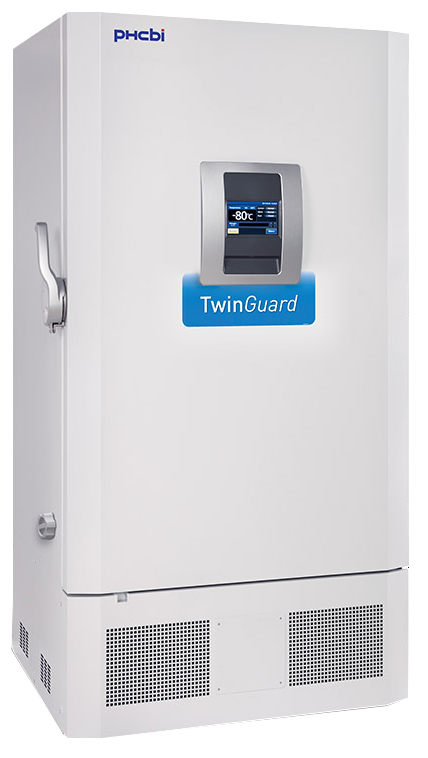 PHCbi formerly panasonic TwinGuard® Series 25.7 Cu. Ft. -86°C Upright ULT Laboratory Freezer 220V Capacity 576 x 2 inch Boxes