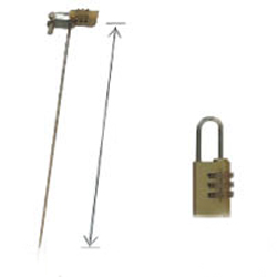 Freezer Rack Lock Devices