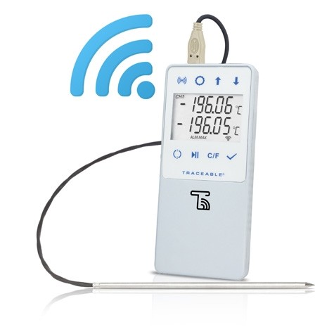 TraceableLIVE® Liquid Nitrogen Datalogging Traceable Thermometer (1 Probe)