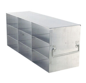 Upright Freezer Rack for Standard 2 inch Boxes- Rack Only 3 Boxes Deep x 3 Boxes High