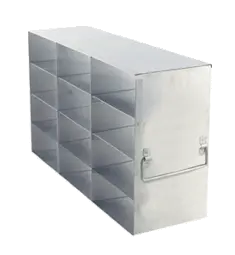 Upright Freezer Rack for Standard 3″ Boxes- Rack Only- 3 Boxes Deep x 4 Boxes High