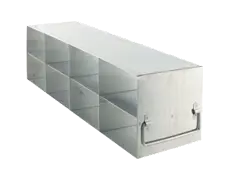 Upright Freezer Rack for Standard 3″ Boxes- Rack Only- 4 Boxes Deep x 2 Boxes High