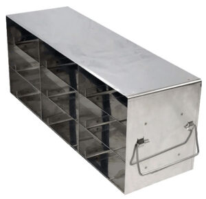 Value Series Upright Freezer Rack for Standard 2 inch Boxes- Rack Only 3 Boxes Deep x 3 Boxes High