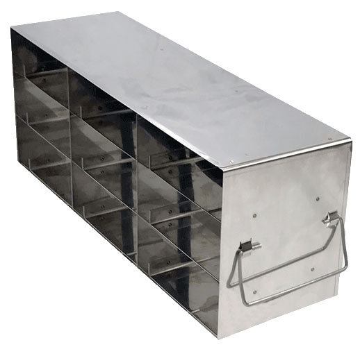 Value Series Upright Freezer Rack for Standard 2" Boxes Rack Only (3 Boxes Deep x 3 Boxes High