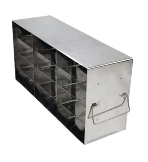 Value Series Upright Freezer Rack for Standard 2″ Boxes- Rack Only (3 Boxes Deep x 4 Boxes High)