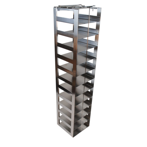 Vertical Rack for Standard 2" Boxes- Rack Only - 12 Boxes High