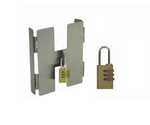 Security Lock Device for Upright Freezer Drawer Racks