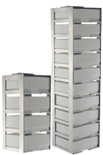 Vertical Freezer Racks for 2" Boxes
