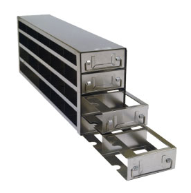 Drawer Upright Freezer Racks for 2″ Boxes