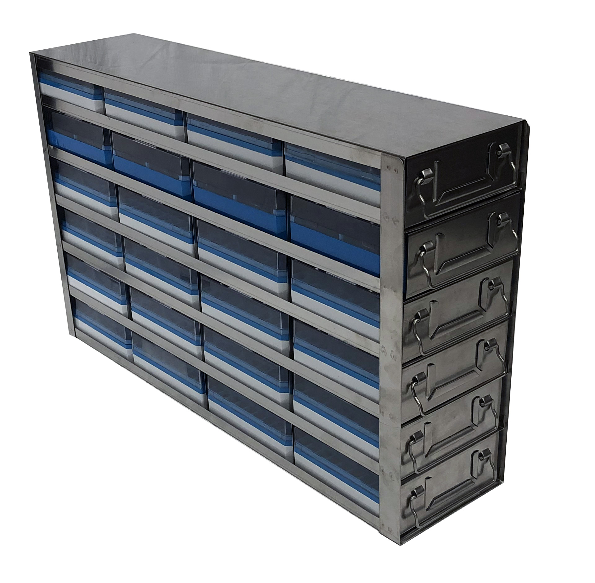 Upright Freezer Rack With Drawers For Polypropylene 2 Boxes 81