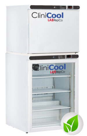 CliniCool©-Silver-Series-7-Cu.-Ft.-Dual-Temperature-Pharmacy-Vaccine-Medical-Refrigerator-Freezer-Glass-Door-Controlled-Auto-Defrost