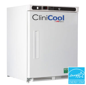 CliniCool Silver Series PRIME 4.6 Cu. Ft. Undercounter Medical Grade Refrigerator for Vaccine Storage Built-In Solid Door ADA Compliant