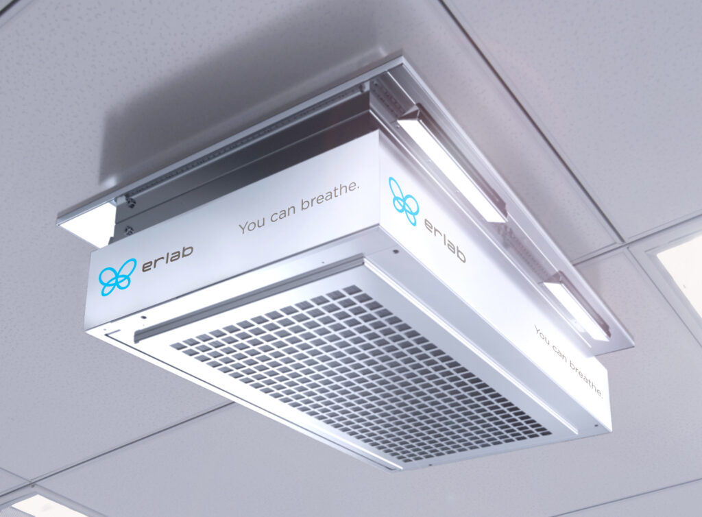 Erlab Halo Lab Air Filtration System Volatile Organic Compounds