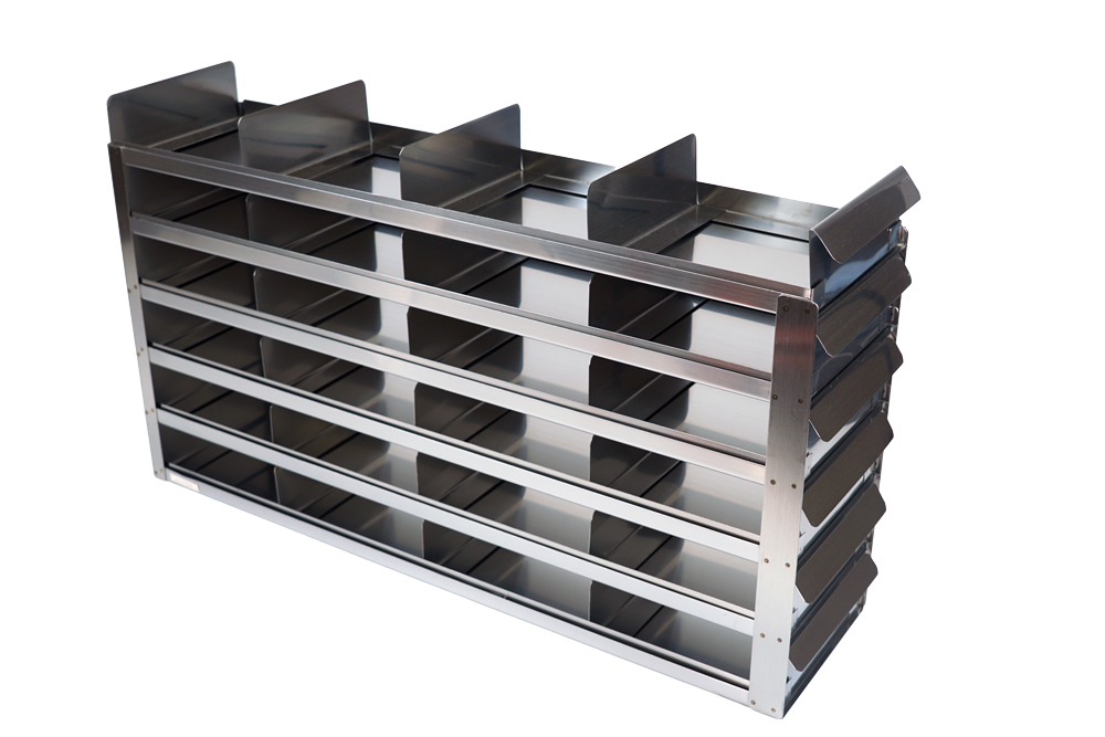 らっく Upright Freezer Drawer Racks for (30) Total 96-Well Matrix